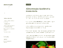 Tablet Screenshot of alimentacao.net